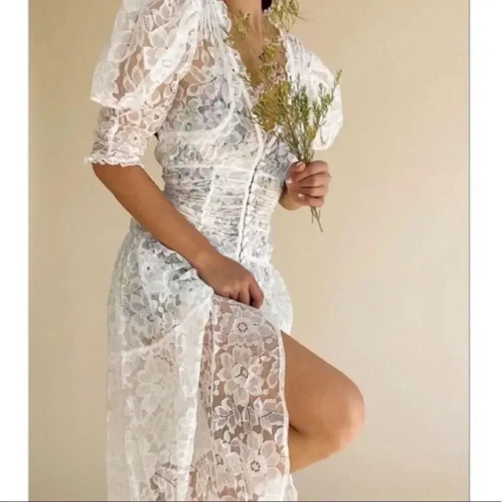 Free People Lorette Midi Dress x For Love & Lemons